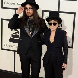 Yoko Ono, son fils Sean Lennon - 56eme ceremonie des Grammy Awards a Los Angeles le 26 janvier 2014.
AGENCE / BESTIMAGE