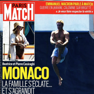 L’hebdomadaire "Paris Match" a confirmé l’heureuse nouvelle dans son édition du 21 août 2025. 

Couverture de "Paris Match" du 21 août 2025.