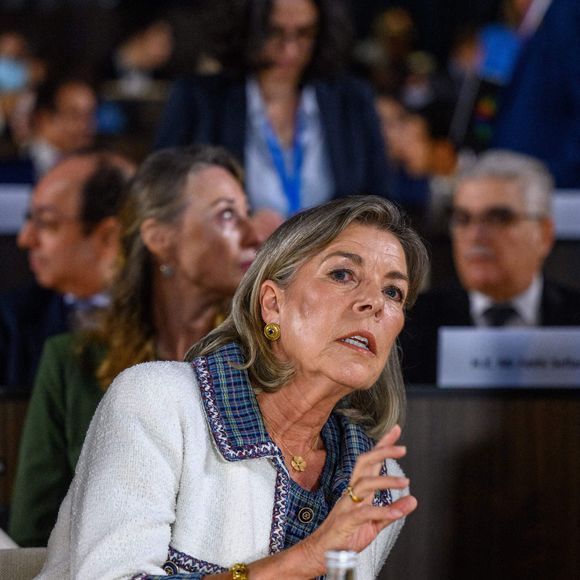 La princesse Caroline de Hanovre assiste à une conférence au siège de l'UNESCO lors d'un événement intitulé "Agir maintenant pour protéger l'éducation des attaques", à Paris, France, le 9 septembre 2022, Photo de Ammar Abd Rabbo/ABACAPRESS.COM