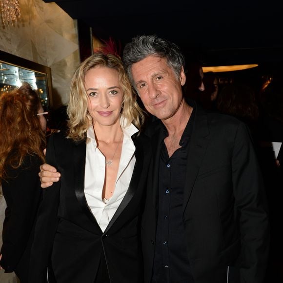 Hélène de Fougerolles et son ex-compagnon Marc Simoncini - 11ème cérémonie des Globes de Cristal au Lido à Paris, le 30 janvier 2017. © Rachid Bellak/Bestimage