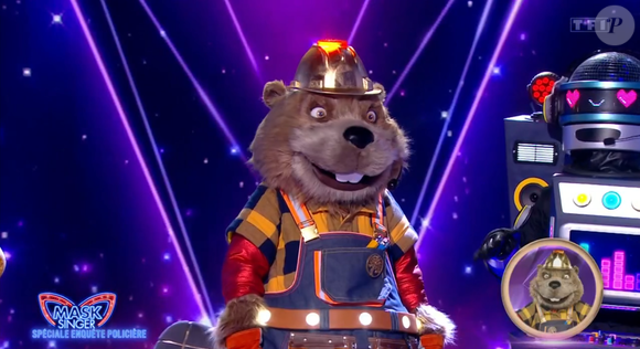 Le Castor dans Mask Singer, capture d'écran TF1