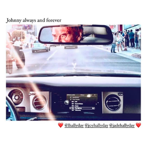 Laeticia Hallyday rend hommage à Johnny sur "Instagram".