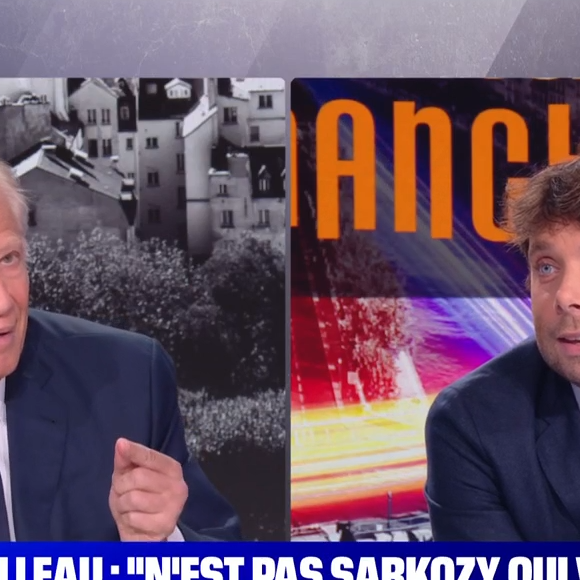 Benjamin Duhamel recadré par son invité Dominique de Villepin sur BFMTV.