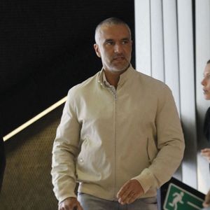 Exclusif - Patrick Antonelli, le mari de la chanteuse A.Bent, quitte le tribunal de grande instance à Nanterre, après avoir reçu le verdict de son procès.