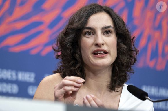 Nine d'Urso - Conférence de presse avec le réalisateur et les acteurs du film "Hors du temps" lors du 74ème Festival International du Film de Berlin, La Berlinale. Le 17 février 2024

Photo : Action Press / Bestimage