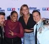 Chris Marques, Mel Charlot, Fauve Hautot et Jean-Marc Genereux participent au photocall de Danse Avec Les Stars dans les studios de TF1 le 16 janvier 2025. Photo de Jerome Domine/ABACAPRESS.COM