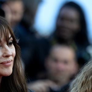 Monica Bellucci, Léa Mysius - Montée des marches du film " Histoires de la nuit " lors du 79ème Festival International du Film de Cannes, le 21 mai 2026. © Olivier Borde / Bestimage