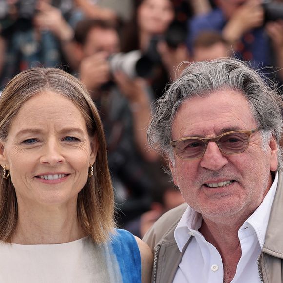 Jodie Foster et Daniel Auteuil au photocall du film "Vie Privée" lors du 78ème Festival International du Film de Cannes, au Palais des Festivals à Cannes, France, le 21 mai 2025. © Jacovides-Moreau/Bestimage