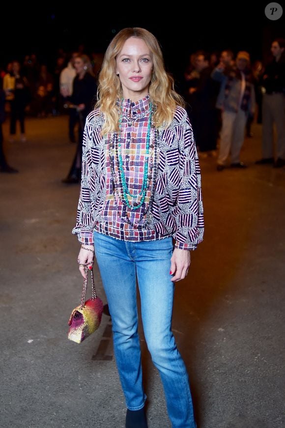 Vanessa Paradis, défilé Chanel Haute Couture Printemps Été 2023 dans le cadre de la Semaine de la Mode de Paris le 24 janvier 2023 à Paris, France. Photo by Franck Castel/ABACAPRESS.COM