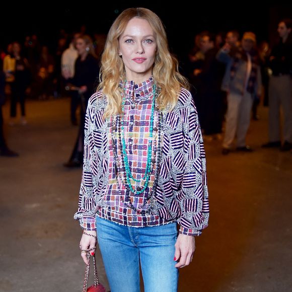 Vanessa Paradis, défilé Chanel Haute Couture Printemps Été 2023 dans le cadre de la Semaine de la Mode de Paris le 24 janvier 2023 à Paris, France. Photo by Franck Castel/ABACAPRESS.COM