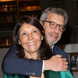 Michel Cymes avec sa femme Nathalie - Dîner de Gala Moteur! à la Bibliothèque Nationale de France (BNF) à Paris le 25 mars 2024 © Guirec Coadic / Bestimage