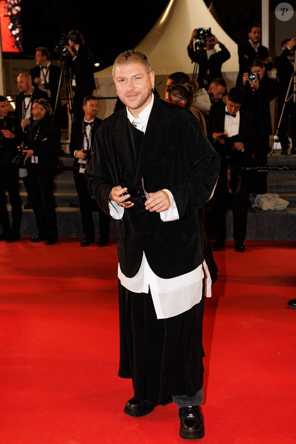 Mosimann - Montée des marches du film " Sanguine " lors du 79ème Festival International du Film de Cannes, le 14 mai 2026. © Jacovides-Moreau / Bestimage