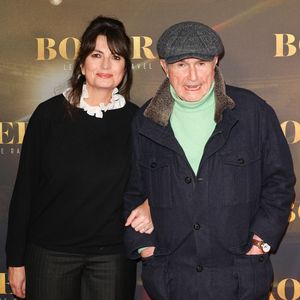 Claude Lelouch avec sa femme Valérie Perrin-Lelouch - Avant-premiere du film "Boléro" au cinéma Pathé Wepler à Paris le 5 mars 2024. © Coadic Guirec/Bestimage