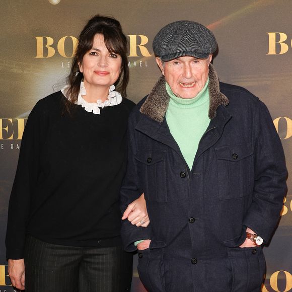 Claude Lelouch avec sa femme Valérie Perrin-Lelouch - Avant-premiere du film "Boléro" au cinéma Pathé Wepler à Paris le 5 mars 2024. © Coadic Guirec/Bestimage