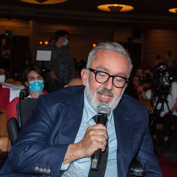Dominique Farrugia - Soirée de gala "Action Enfance fait son cinéma" au Grand Rex à Paris, le 20 septembre 2021.
© Pierre Perusseau/Bestimage