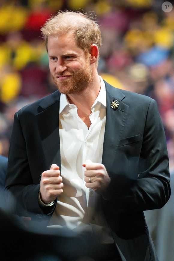 Prince Harry lors des Invictus Games à Vancouver, le 16 février 2025. Photo par Darryl Dyck/The Canadian Press via ZUMA Press
