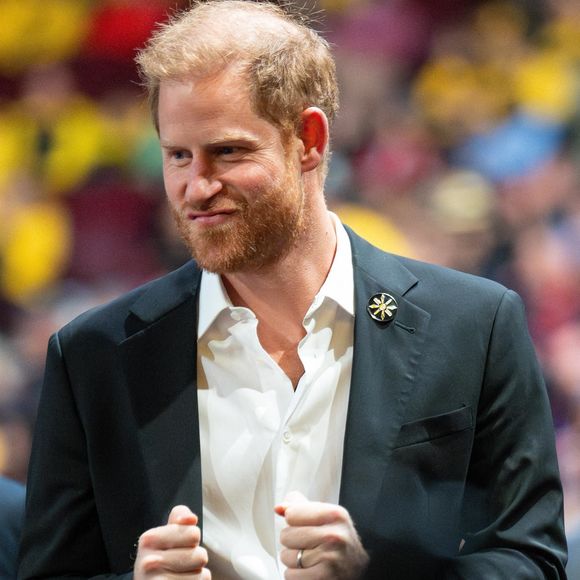 Prince Harry lors des Invictus Games à Vancouver, le 16 février 2025. Photo par Darryl Dyck/The Canadian Press via ZUMA Press