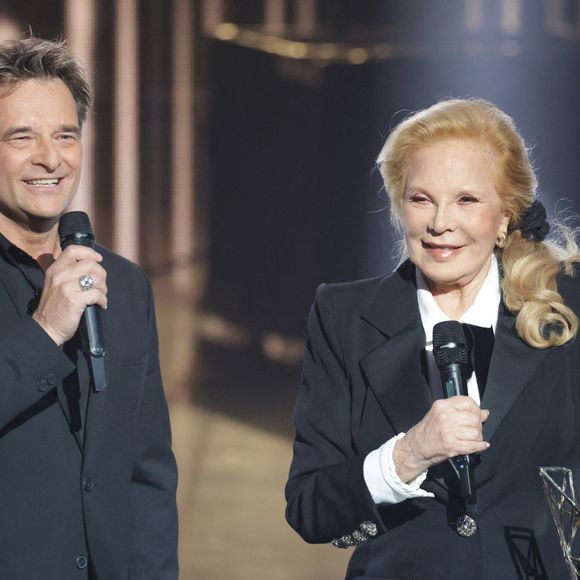 David Hallyday et Sylvie Vartan - Cérémonie de la 40ème édition des Victoires de la Musique à la Seine Musicale à Boulogne-Billancourt, France, le 14 février 2025. © Coadic Guirec/Bestimage