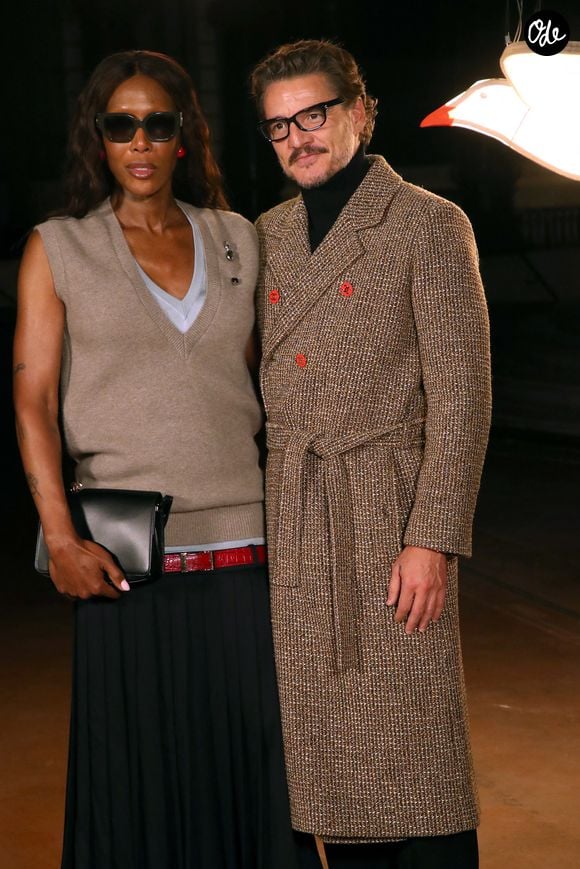 Honey Dijon et Pedro Pascal - Célébrités au Défilé Chanel, Collection Prêt-à-porter Printemps / Eté 2027 dans le cadre de la Fashion Week de Paris, France, le 05 Octobre 2026. © Bertrand Rindoff / Bestimage