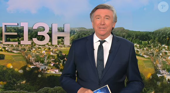 Jacques Legros s’apprête à dire au revoir au 13 heures de TF1...

Journal de 13h, TF1.