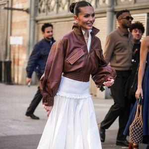 Thylane Blondeau assiste au défilé Zimmermann lors de la Fashion Week Womenswear Automne/Hiver 2026-2027 le 9 mars 2026 à Paris, France. © Lucia Sabatelli/Bestimage