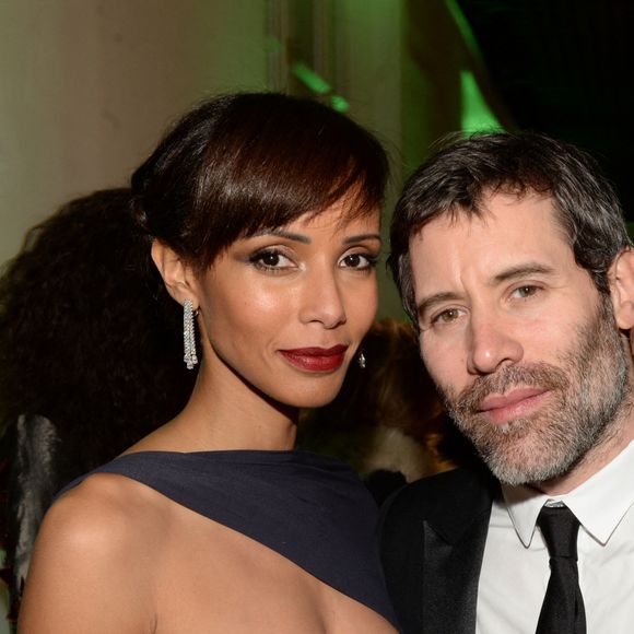 Jalil Lespert et son ex-compagne Sonia Rolland à la 15ème édition du "Dîner de la mode du Sidaction" au Grand Palais à Paris, le 26 janvier 2016. © Rachid Bellak/Bestimage