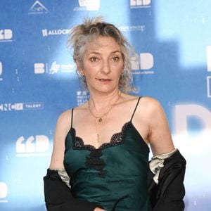 Corinne Masiero (présidente du jury) au photocall du jury de la première édition du film de demain (FFD) au Ciné Lumière de Vierzon le 2 juin 2022. © Coadic Guirec / Bestimage