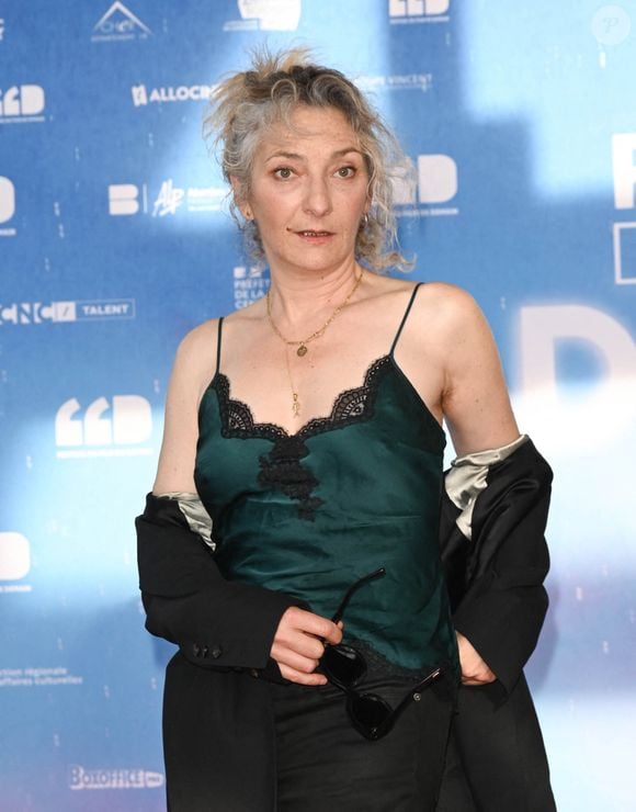 Corinne Masiero (présidente du jury) au photocall du jury de la première édition du film de demain (FFD) au Ciné Lumière de Vierzon le 2 juin 2022. © Coadic Guirec / Bestimage