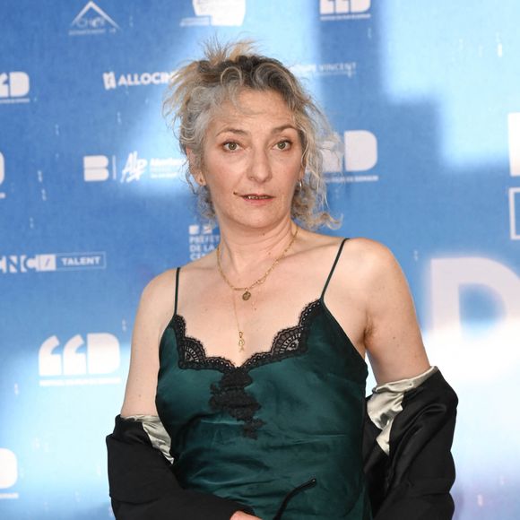 Corinne Masiero (présidente du jury) au photocall du jury de la première édition du film de demain (FFD) au Ciné Lumière de Vierzon le 2 juin 2022. © Coadic Guirec / Bestimage