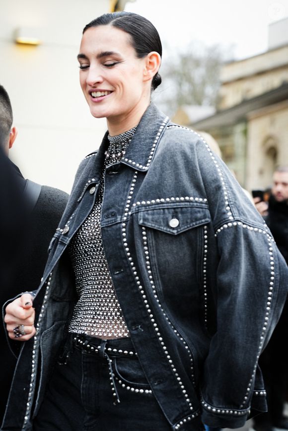Nine Marie D’Urso -  Arrivées au défilé Christian Dior Haute Couture Printemps/Eté 2025 lors de la fashion week à Paris le 27 janvier 2025.

© Lucia Sabatelli / Bestimage