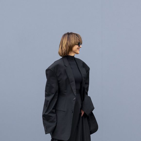 Sophie Marceau - Arrivées au défilé de mode féminine Balenciaga printemps-été 2025 lors de la Fashion Week de Paris (PFW), à Paris, France, le 30 septembre 2024. © Da Silva-Perusseau/Bestimage