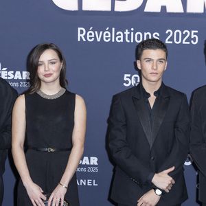 François Civil, Mallory Wanecque, Malik Frikah et Gilles Lellouche - Photocall de la soirée "Cesar Révélations 2025" au Trianon à Paris le 20 janvier 2025.

© Olivier Borde / Bestimage