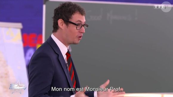 Monsieur Prof a fait une apparition très remarquée au sein de la Star Academy. © Capture d'écran TF1