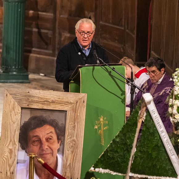 Exclusif - Obsèques de Patrice de Colmont, propriétaire du Club 55, en l'Eglise de Saint-Tropez, le 20 octobre 2025. 
© Florian Escoffier / Nice Matin / Bestimage