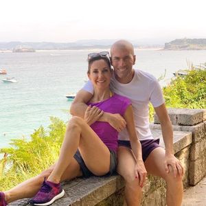 Zinédine Zidane et sa femme Véronique le 4 août 2019.