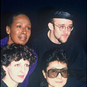 Yoko Ono et Keith Haring à New York en 1987