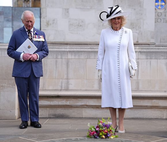 La famille royale britannique et les personnalités lors du service d'action de grâce à l'abbaye de Westminster à Londres, à l'occasion du 80ème anniversaire du jour de la Victoire en Europe (VE Day), le 8 mai 2025 @Backgrid UK/ Bestimage