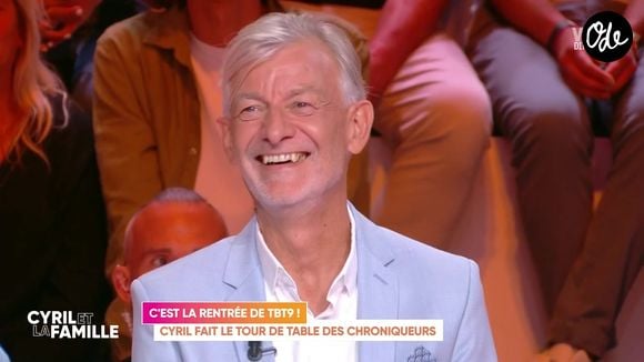 Gilles Verdez lors de la première de la saison 2 de "Tout beau, tout neuf" ce lundi 31 août 2026.

Capture d'écran TBT9 / W9
