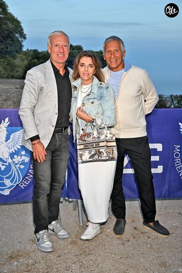 Mariés depuis 1989, Didier et Claude Deschamps forment l'un des couples les plus solides du sport français

Didier Deschamps, sa femme, Claude et Nagui durant la soirée de clôture de la 1ere édition du festival Les Théâtrales d’Eze en plein air à l'oppidum du Col d'Eze avec la pièce "Brexit sentimental", le 8 août 2023. © Bruno Bebert / Bestimage