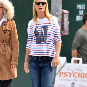 Exclusif - Gwyneth Paltrow retrouve son ex mari Chris Martin pour un déjeuner d’anniversaire au restaurant Prune à New York, le 27 septembre 2015