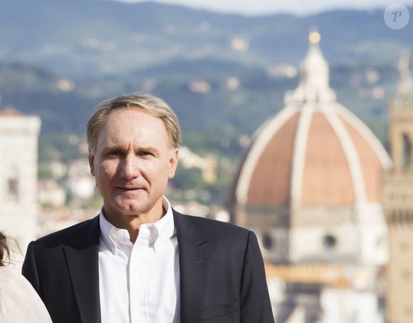 Dan Brown - Photocall du film "Inferno" à Florence, le 7 octobre 2016. © SGP / BESTIMAGE