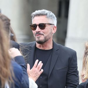 Olivier Minne - Obsèques de P.Laffont dans la salle de la Coupole du cimetière du Père-Lachaise à Paris, le 23 août 2024. L'animateur de télévision est décédé le 7 août 2024 à l'âge de 84 ans.
© Dominique Jacovides / Bestimage