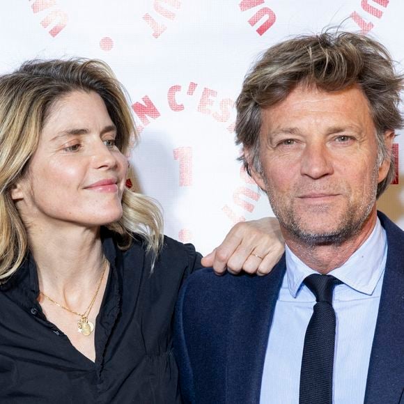 Alice Taglioni, Laurent Delahousse au photocall des invités au dîner de gala de l'association "Un rien c'est tout" au musée de l'armée aux Invalides à Paris le 7 mars 2024.
© Cyril Moreau / Bestimage