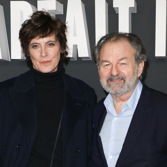 Inès de la Fressange et son compagnon Denis Olivennes - Avant-première du film "Un parfait inconnu" au Grand Rex à Paris le 15 janvier 2025. © Coadic Guirec/Bestimage