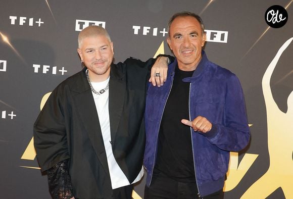 Quentin Mosimann et Nikos Aliagas - Photocall des Profs de la Star Academy 2026 à Boulogne-Billancourt le 23 septembre 2026. © Coadic Guirec/Bestimage