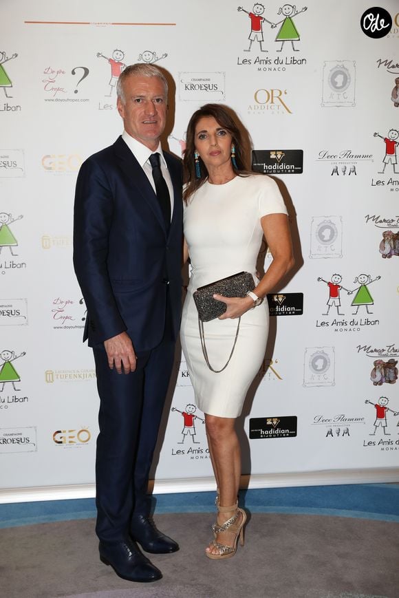 Exclusif - Didier Deschamps et sa femme Claude - Soirée de fin d'année de l'association monégasque "Les Enfants du Liban" dont il est le parrain au Bay Hotel à Monaco le 19 décembre 2018. © Jean-Charles Vinaj/PRM/Bestimage