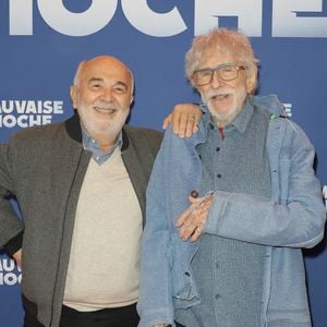 Gérard Jugnot et Pierre Richard - Avant-première du film "Mauvaise pioche" au Publicis Cinémas à Paris le 23 mars 2026. © Coadic Guirec/Bestimage