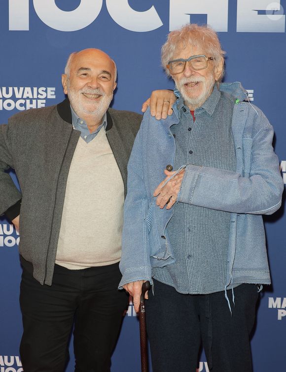 Gérard Jugnot et Pierre Richard - Avant-première du film "Mauvaise pioche" au Publicis Cinémas à Paris le 23 mars 2026. © Coadic Guirec/Bestimage