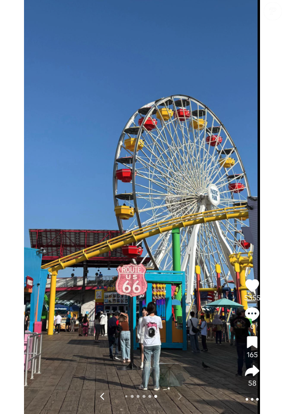 Rima est également allée au parc d’attractions Pacific Park du Santa Monica Pier

Photos de Rima Edbouche, la femme d'Ousmane Dembélé sur TikTok.