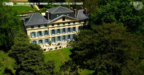 Images de l'ancien château de Catherine Deneuve.